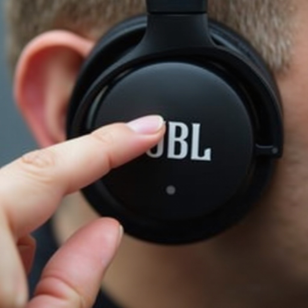 how to turn on jbl headphones