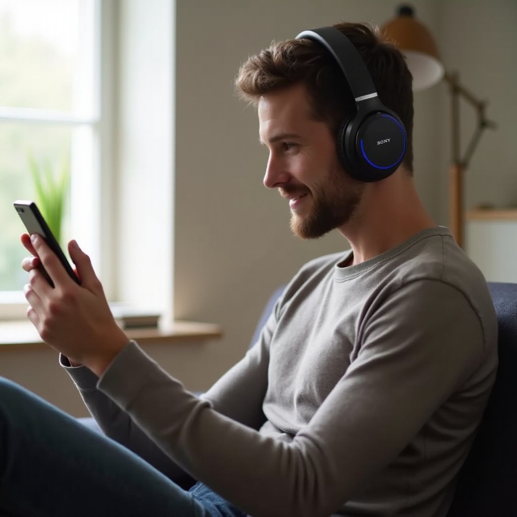 sony headphones how to connect bluetooth